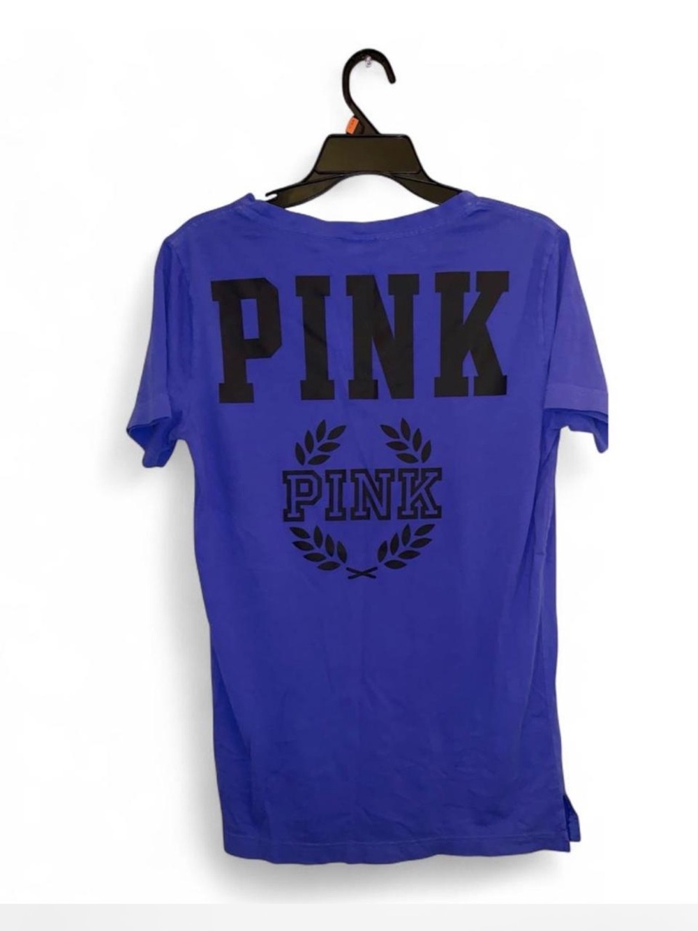 PINK Victoria's Secret Short Sleeve Tee in Royal Purplish blue